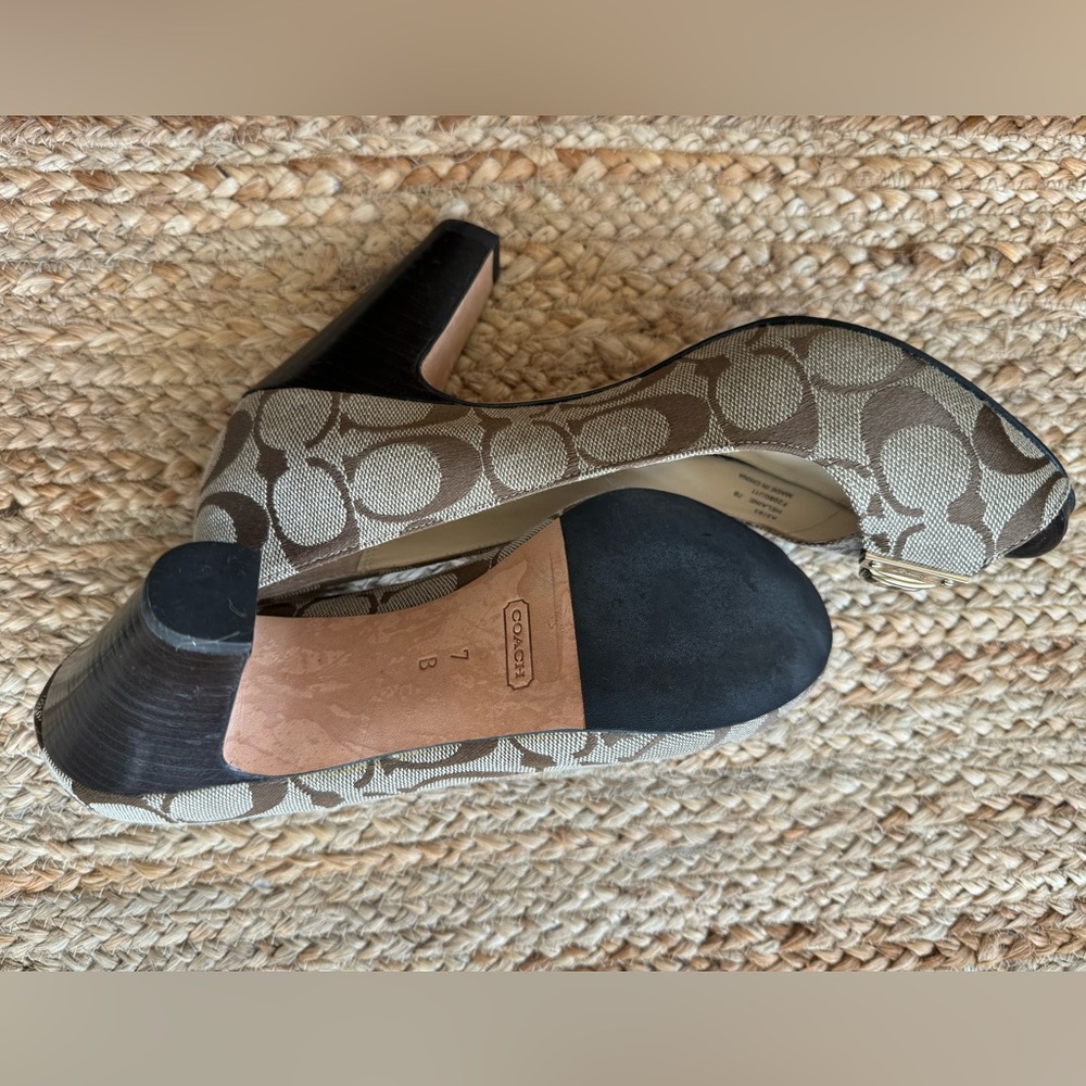 🤎😍COACH Shabby Chic Heels - Picture 11 of 11